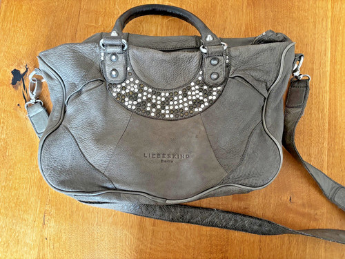 Liebeskind tasche leder grau - leder,